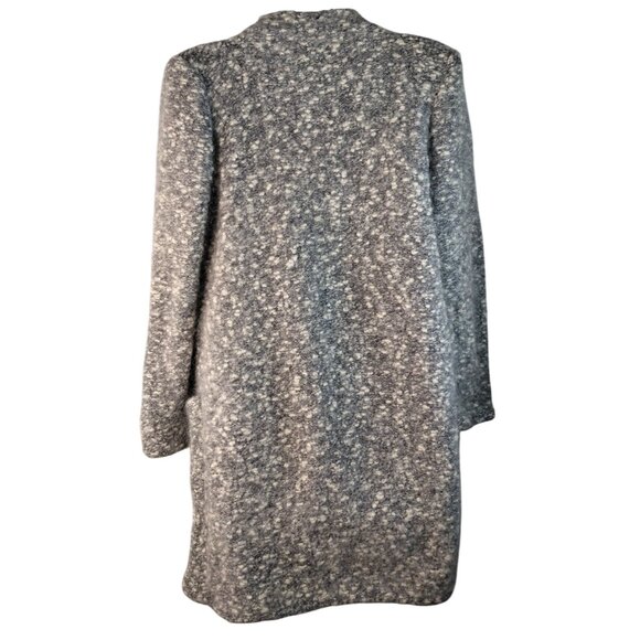 L.B. Diffusion Women's Mohair Wool Blend Long Open Cardigan Coat Size M - Picture 2 of 10
